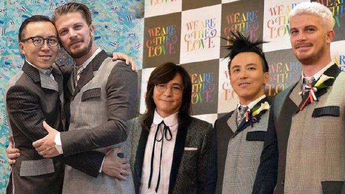 名摄影师Leslie Kee东京举行同性婚宴 小室哲哉大黑摩季到场祝贺